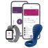 OHMIBOD Bluemotion Nex 3 - έξυπνο δαχτυλίδι δόνησης πέους (μπλε)