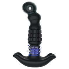   Aixiasia Abake - περιστρεφόμενος πρωκτικός δονητής (μαύρο)
