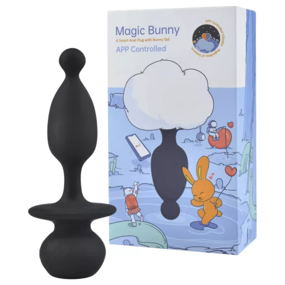 Magic Motion Bunny - έξυπνος δονούμενος πρωκτικός διεγέρτης με ουρά κουνελιού