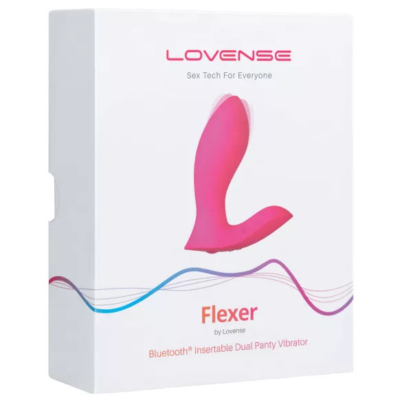 LOVENSE Flexer Panty - επαναφορτιζόμενος δονητής 2 σε 1 (ροζ)